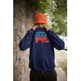 thumbnail image 3 of Old Glory Mens Distressed Republican Elephant Logo Long Sleeve Graphic Sweatshirt, 3 of 6