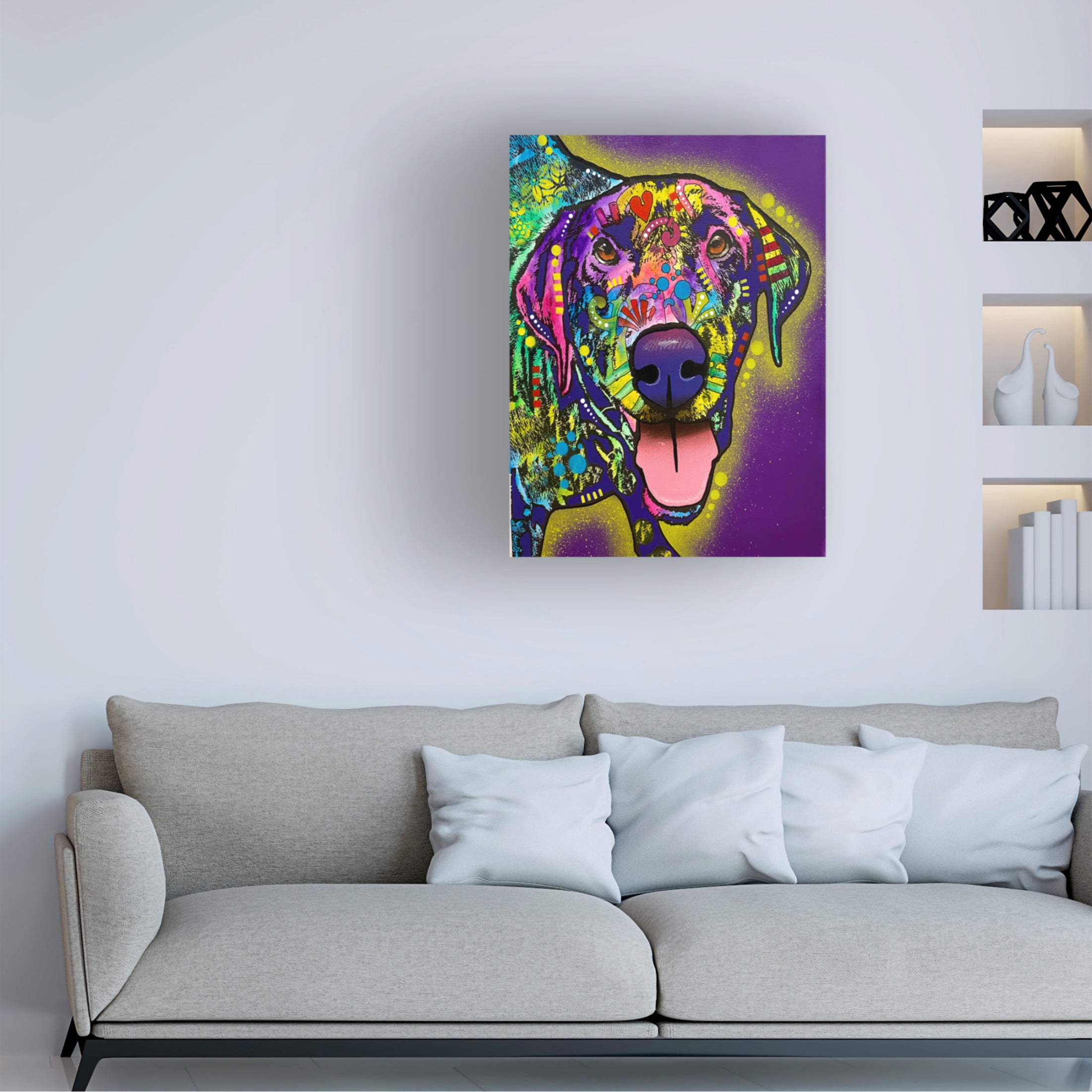 Canvas Wall Art - Dean Russo 'Oh Whaaat' Wall Art for Living Room, Bedroom, or Office Décor by Trademark Fine Art - 35 x 47 Inches