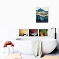 thumbnail image 6 of 12x16 Inch Modern Mountain Decor Watercolor Forest Wall Art, Adds a Natural Touch to Your Living Room or Bedroom, 6 of 7