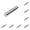 Silver*10, variant on Small Round Rare Earth Magnets 10Pcs Plated Strong Neodymium Magnets For DIY Crafts Industrial Office Home Use