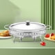 thumbnail image 1 of Plato de frotamiento redondo Catering Calentador de alimentos Juego completo de chafer con bandeja de agua Servidores de buffet de acero inoxidable y , ARGÉN Argén perfecl plato de frotamiento, 1 of 8