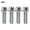 Silver2, variant on 4PC M5X20Mm M6X20Mm Mtb Bike Bicycle Steering Handlebar Stem Screws Bolts