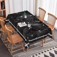 thumbnail image 3 of Tchckioa Halloween Spider Web Black Tablecloth,Waterproof Oil-resistant Table Cover for Kitchen Dining(60x84 Inch), 3 of 6