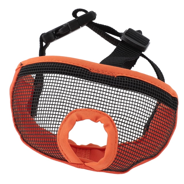 Adjustable Short Snout Dog Muzzle, Breathable Mesh For Biting Chewing, Training, Licking And Grooming
