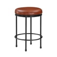 thumbnail image 5 of Caramel Color & Rounded Feet / Backless Stool for Counter, 5 of 5