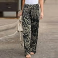 thumbnail image 3 of HTNBO Womens Wide Leg Casual Pants Cotton Loose Trouser Palazzo Pants, 3 of 7
