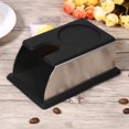 thumbnail image 3 of Coffee Tamper Holder Coffee Powder Maker Soporte Rack Herramienta Acero Inoxidable + Silicona, Dos Partes Pueden Desmontarse Acero Inoxidable y Silicona de Alta Calidad, no Tóxico(Negro) Stand Stainle Higoodz Cocina, 3 of 6