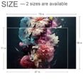 thumbnail image 2 of Fragmented Flowers Polyester Right-Angle Door Carpet Mat for Entryway, Indoor Floor Rug with Dual-Layer Absorbent Technology - 24 x 36 Inches, 2 of 6