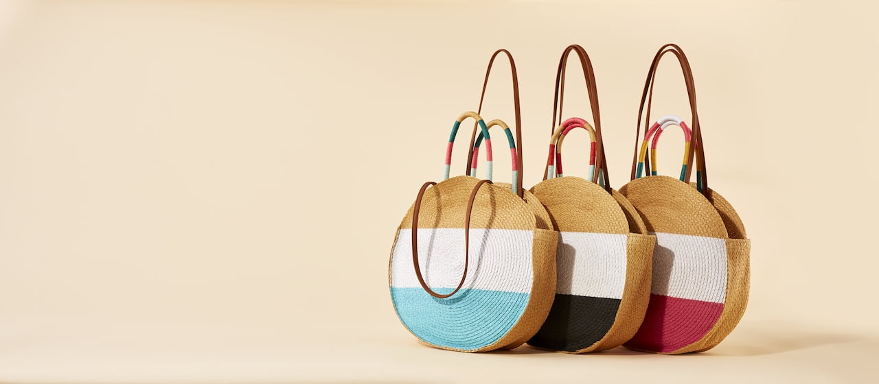 MITA Round Straw Bag