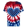 thumbnail image 3 of MAIHAN Usa 250th Anniversary T-Shirt Women 4th Of July Shirt Plus Size American Flag Shirts Womens Summer Tops Casual Short Sleeve Tee Tops, 3 of 4
