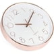 thumbnail image 2 of Grande horloge murale ronde sans bruit de tic-tac moderne pour salon, bureau et cafétéria (o rosa, más rosa) Ormromra LF-0046, 2 of 5