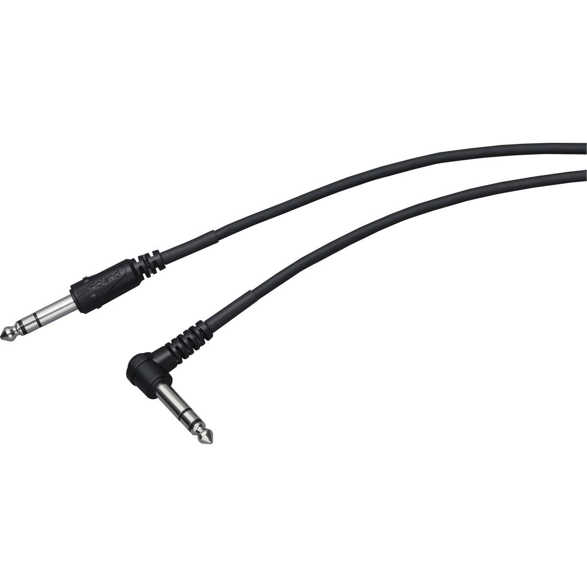 Roland PCS-15-TRA 15' 1/4" TRS Angled to 1/4" TRS Straight V-Drums Trigger Cable