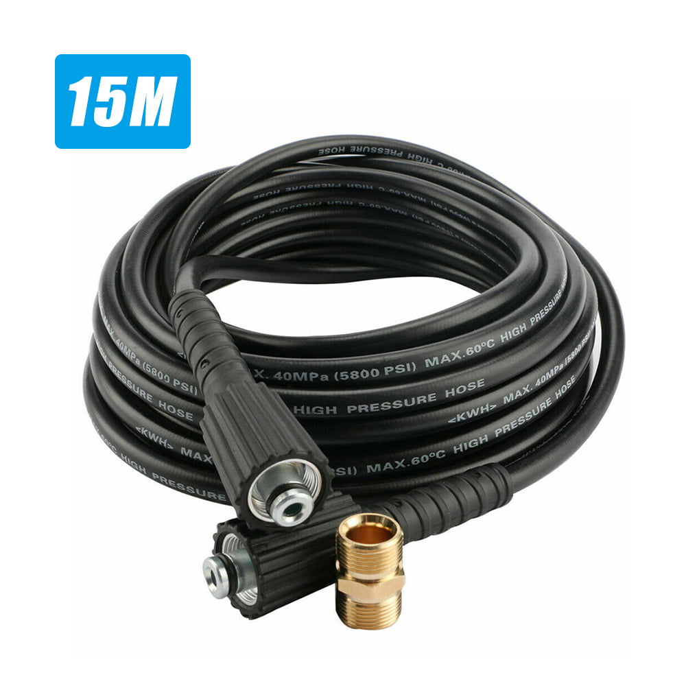 M22 Female Pressure Washer Hose Jet Power Wash Extension Pipe 10m M22 Female 