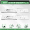 thumbnail image 4 of 2 Pcs pour Ouvre-Porte de Garage Linéaire, MDTK Clavier de Porte de Garage Compatible avec Ouvre-Porte de Garage Linéaire, 2 * Clavier de Télécommande d'Ouvre-Porte, 4 of 8