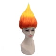 thumbnail image 2 of RightOn Orange Wig Flame Wig for Women Fire Wig Men Cosplay or Daily Use Wig, 2 of 5