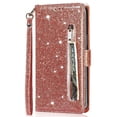 thumbnail image 4 of Case for FOXDOCK Samsung Galaxy A13 5G/4G Glitter Zipper Wallet Case with Short Hand Strap, 4 of 4