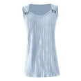 thumbnail image 6 of Sngxgn Spaghetti Strap Camisole Top Strap Tank Top for Women(Sky Blue,XL), 6 of 6