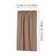 thumbnail image 3 of Cortinas LYCAQL 100 % opacas para ventana, con forro negro, que bloquean el frío y la luz, ideales para habitación de bebé, con aislamiento térmico (beige, 2 unidades, 45,7 x 132 cm cada panel), 3 of 8