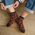 thumbnail image 3 of Fuzoiu Paisley 5 Print Adult Socks, Crew Moisture-wicking Socks, Unisex Cushion Crew Socks,Casual Sports Ankle Socks, 3 of 7