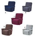 thumbnail image 4 of Stretch Recliner Chair Slipcover Elastic Full Protector Elastic Couch Sofa Coverage Solid Color Sofa Cover Replacement for LAZBOY, Silver, 4 of 9