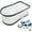 A003- Clear (Style C), variant on Clear Display Storage Pouch, Small Clear Pouch, Clear Zipper Pouches, Small Travel Pouch, 2 Pack 8X6X3 Inch Dustproof Clear Protective Cover Bag with Plush Felt Balls and