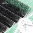 thumbnail image 3 of GLAMLASH W Shape Bloom 3D 4D 5D 6D Cils Automatiques Floraison Préfabriquée Extensions de Cils Naturel Doux, 3 of 5