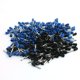 thumbnail image 1 of Conectores de cable E1008 de 18AWG con funda negra y azul, terminales de ferrule preaislados, 380 piezas, 1 of 1