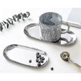 thumbnail image 3 of Set Of 2 Silver Stainless Steel Oval Trays For Storing Napkins. Tea. Fruits, 3 of 5
