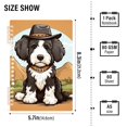 thumbnail image 3 of Dog Mountains Hat Ring Binder Notebook Journey Note Diary College Ruled Spiral Notebook Study Loose Leaf Paper A5 60 Pages, 3 of 8