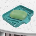 thumbnail image 3 of JShteea Jabonera Silicona para Fregadero Portátil Drenable Soporte para Esponja para Baño (verde), 3 of 5