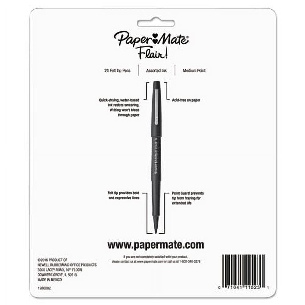 Great Value, Paper Mate® Point Guard Flair Felt Tip Porous Point