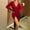 Red, variant on Njoeus Women's Wrap V Neck Split Sequin Velvet Elegant Dress Glitter Long Sleeve Bodycon Ruched Cocktail Party Midi Dress