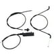 thumbnail image 5 of 51237197474, OEM estándar sin costuras sin costuras Costuras Cable de Liberación de Capucha de Motor de Alto Rendimiento 3PCS PVC de Acero PVC PARA 7 Serie E65 E66 740i 750i 760li, 5 of 7