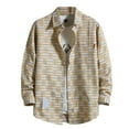 thumbnail image 4 of Men's Flannel Shirt Casual Regular Fit Long Sleeve Button Down Plaid Shirt with Pocket, 4 of 4