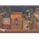 Épices Vintage dans des Boîtes Étagère de Cuisine Bleu Foncé Bord de Papier Peint Design Retro, Rouleau 15' x 8" – image 1 sur 3