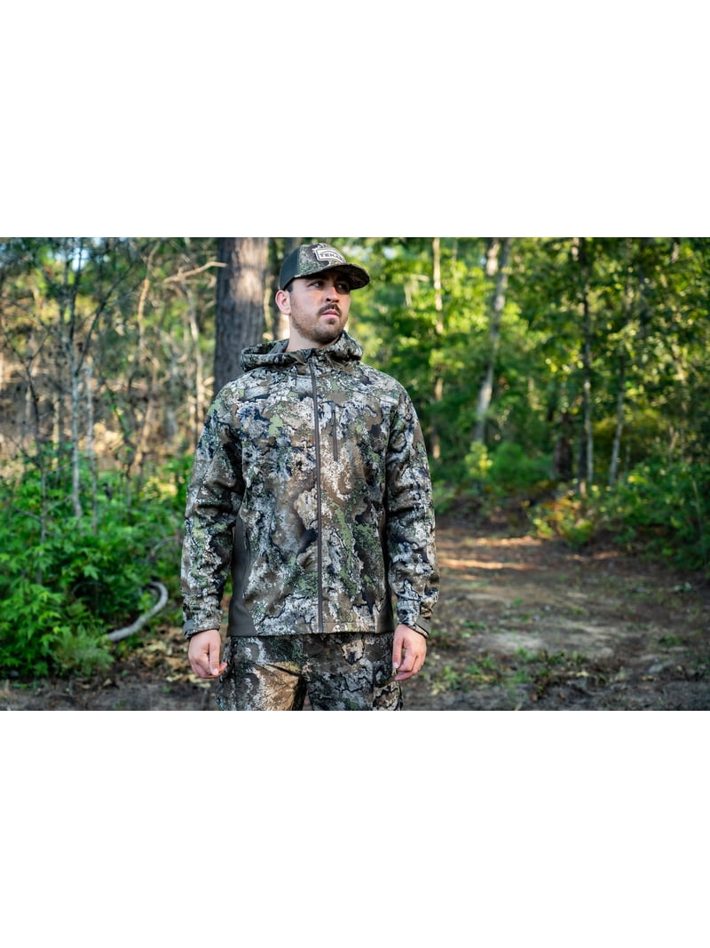 TrueTimber Tekari StrideFlex Full Zip Hooded Jacket - XRC Camo, M