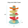 thumbnail image 2 of Lulyboo Drop & Slide Tower – Multi-Level Ball Drop Toy for Toddlers, 2 of 6