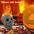 thumbnail image 2 of Hogueras de Halloween con Calaveras, Atmósfera de Terror, Decoración de Calaveras, Ignífugas, Reutilizables, para Fiestas Embrujadas, 2 of 6