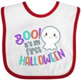 thumbnail image 3 of Inktastic Boo It's My First Halloween Cute Ghost Boys or Girls Baby Bib, 3 of 4