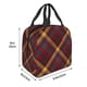 thumbnail image 3 of Disketp Buffalo Check Plaid Bolsa Térmica para Almuerzo para Hombre y Mujer, Ideal para Trabajo, Senderismo y Picnic, 3 of 8