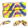 thumbnail image 3 of 2Pcs Slow Rising Squishing Butter Stick, Sticky Butter Sticks Squeeze Toys, Realistic Food Squishies Fidget Toys for Decompression Anxiety Relaxation, 3 of 7