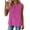Hot Pink, variant on Womens Tank Tops Crew Neck Sleeveless Tops Dressy Solid Color Casual Going Out Work Travel Clothing, Light Green Tanks & Camis, L