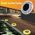 thumbnail image 5 of Steadline Solar Ground Lights Outdoor,Bright LED Flat Solar Powered Disc Lights, Waterproof, Landscape Lighting for Pathway Garden Yard Lawn Walkway Landscape Driveway, 5 of 8