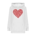 thumbnail image 5 of Oplxuo Women Hoodies Cute Heart Printed Long Sleeve Hooded Sweatshirt Casual Travel Outfits with Pocket, 5 of 5