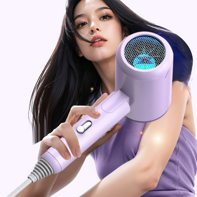 Portable Travel Hair Dryer, Lightweight Compact Folding Handle