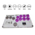 thumbnail image 2 of Arcade Joystick Controller Fight Stick Game Controller Mechanical Button for PC//Switch ,Purple, 2 of 5