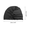 thumbnail image 4 of Unique Bargains 1 Pc Breathable Knotted Swimming Cap Black White, 4 of 6