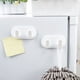 thumbnail image 1 of Ganchos magnéticos Lisbinx, diseño adhesivo resistente, sin necesidad de taladrar, solución de almacenamiento versátil, organizador de cocina y baño, uso doméstico contemporáneo, paquete de dos, 1 of 7