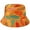 J895-Mustard-Leaf, variant on Reversible Bucket Hat For Men Women Summer Travel Beach Outdoor Fishing Hat 100% Cotton - J895-Mustard