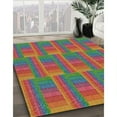 thumbnail image 3 of Ahgly Company Machine Washable Indoor Rectangle Transitional Green Area Rugs, 5' x 7', 3 of 7